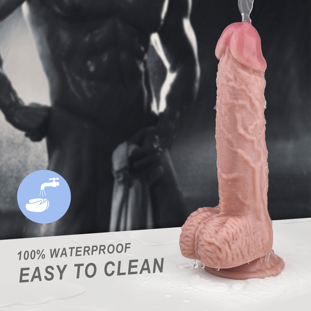 Classic Realistic Safe Pvc Dildo With Wearable Harness