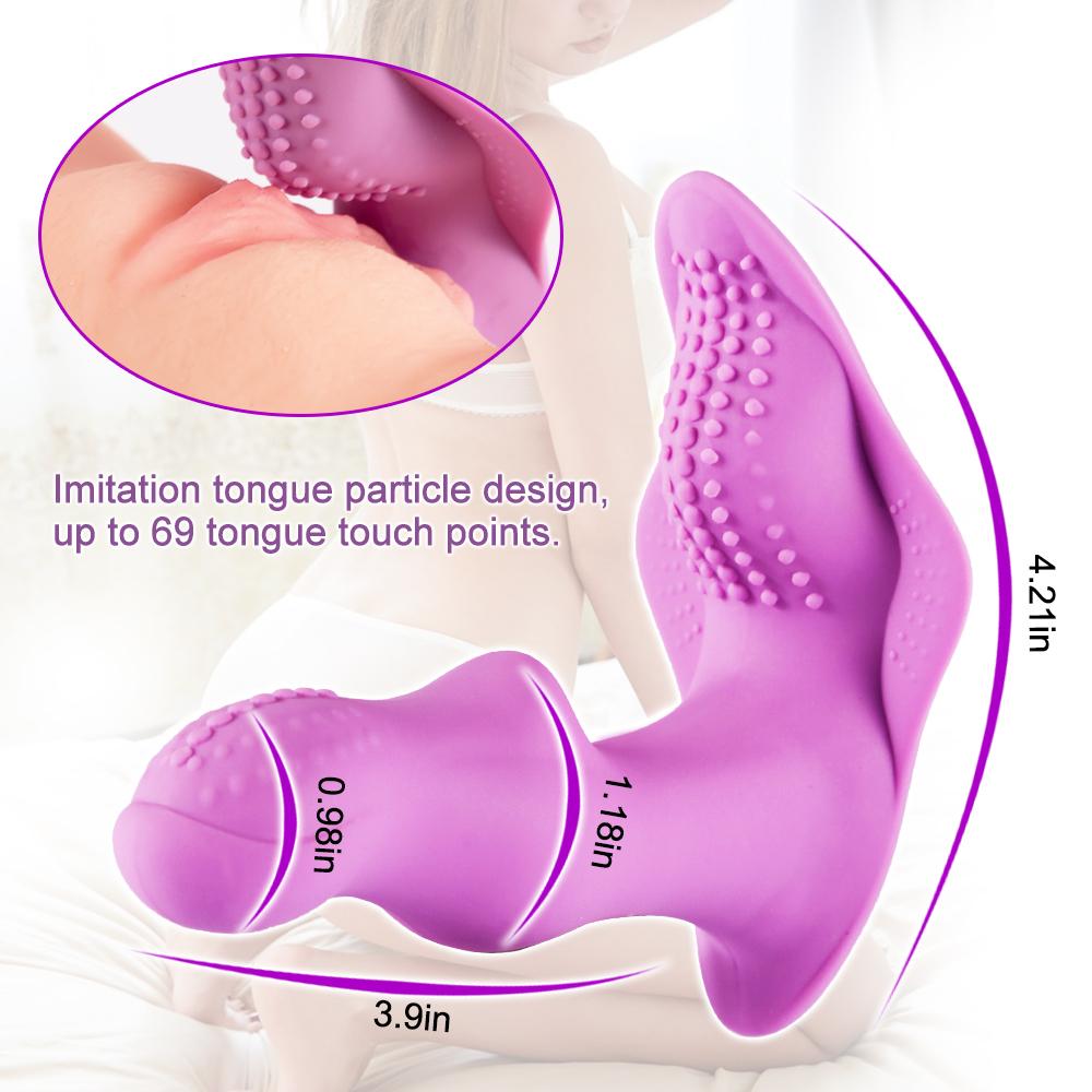 10-Frequency Vibration G-Spot Butterfly Remote Wearable Vibrator