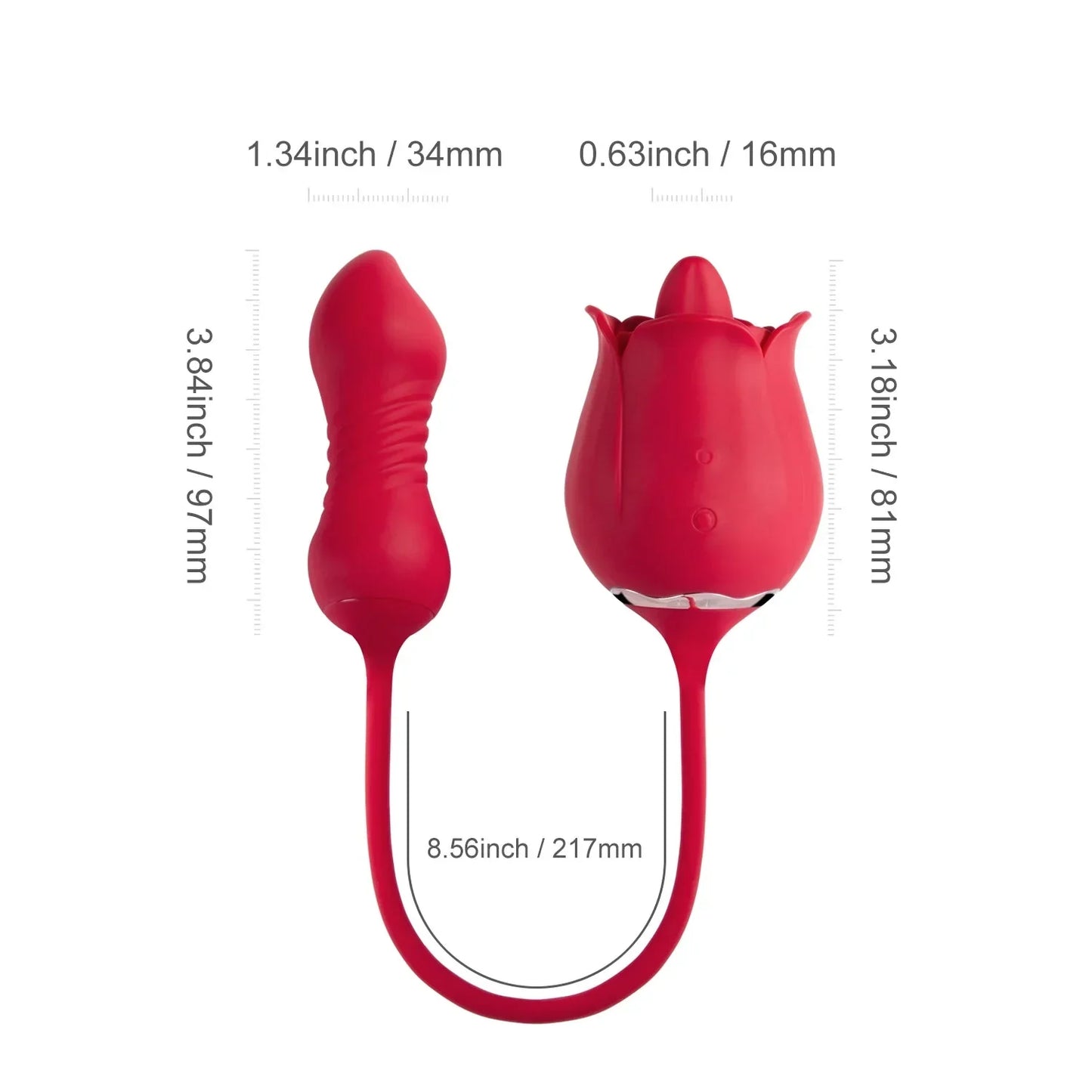 Rose Pro – Rose Clit Licking Stimulator & Thrusting Egg