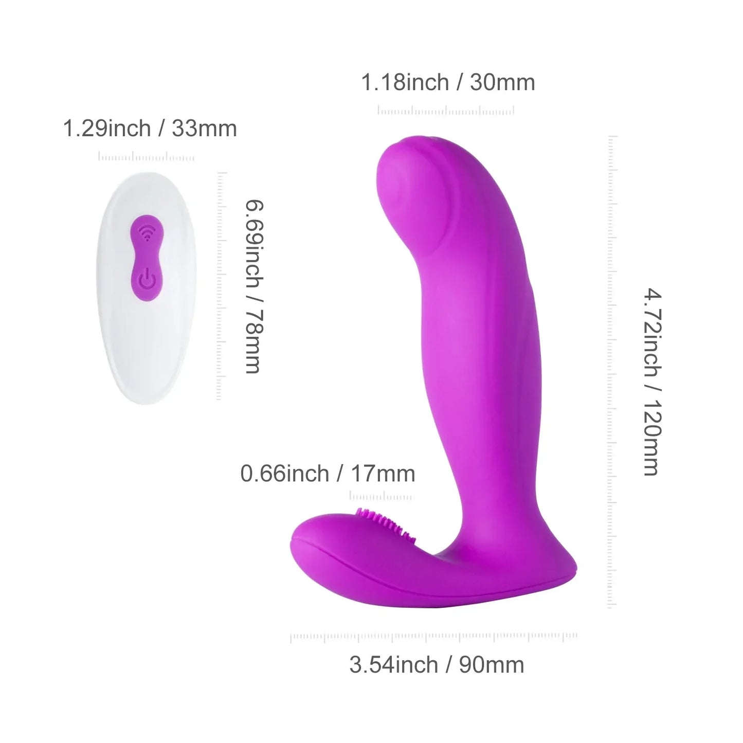 Allure - Wearable G Spot Vibrator with Clit Stimulator