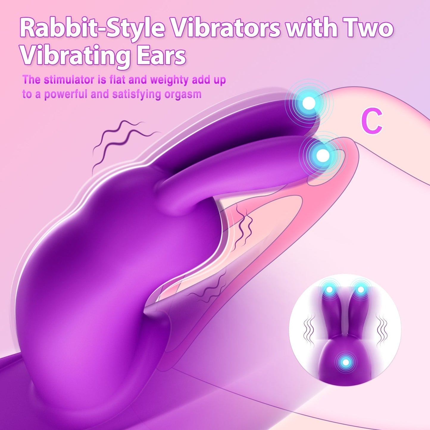 Fantastic G-Spot and Clitoral Stimulation Rabbit Vibrator