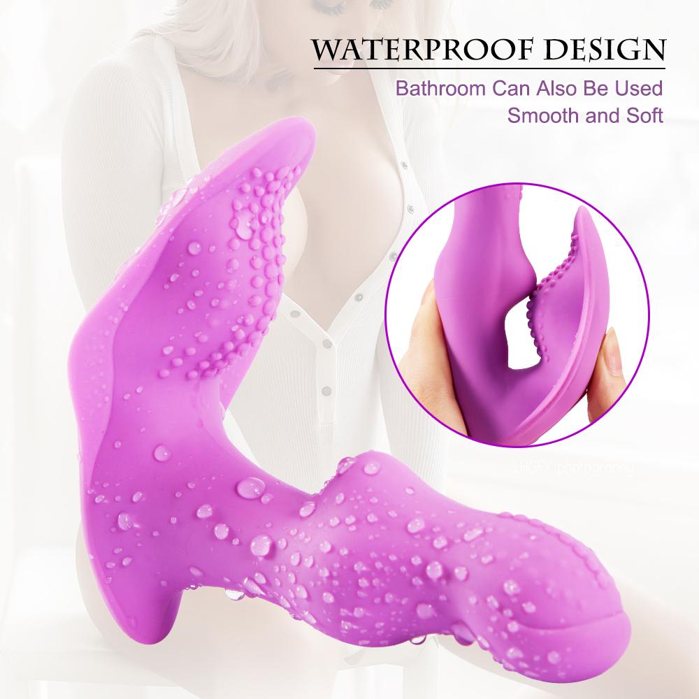 10-Frequency Vibration G-Spot Butterfly Remote Wearable Vibrator